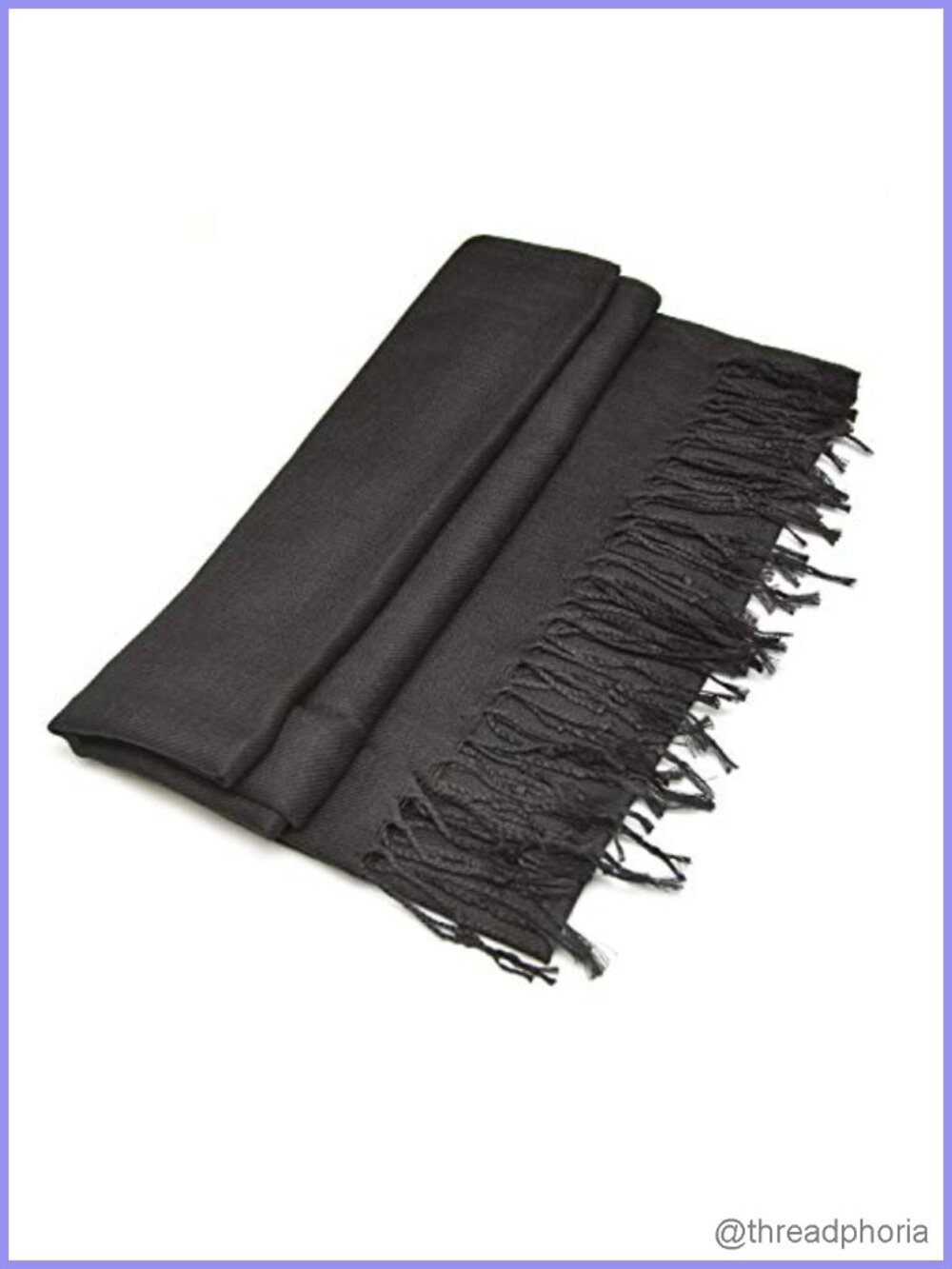 Soft Pashmina Shawl Wrap Scarf Silk Blend Featherweight - Picture 2 of 4
